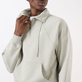 Ami de Coeur Half-Zip Drawstring Sweatshirt