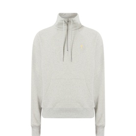 Ami de Coeur Half-Zip Drawstring Sweatshirt