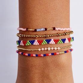 Peppy Beaded Bracelet