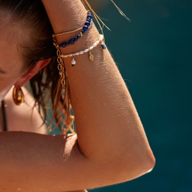 Swimclub Beaded Charm Bracelet