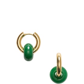 Glazed Donut Hoop Earrings