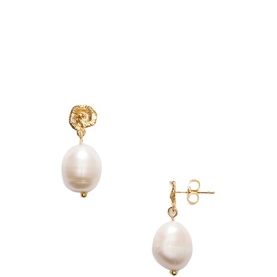 Under The Sun Drop Pearl Earrings