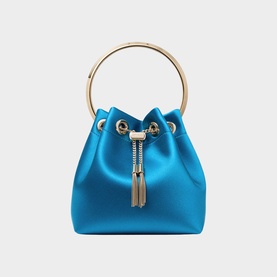 Bon Bon Satin Bucket Bag