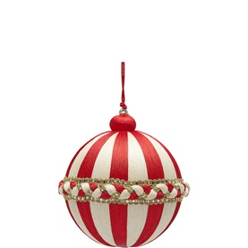Braided Ball Tree Decoration 12cm