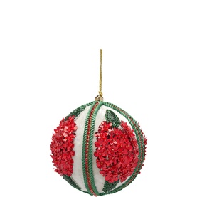 Flower Ball Tree Decoration 10cm