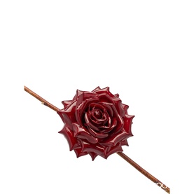 Glossy Rose Clip Tree Decoration 16cm
