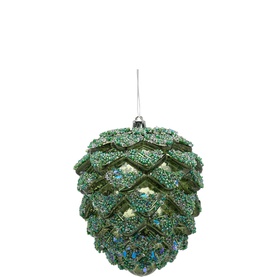 Pine Cone Tree Decoration 14cm