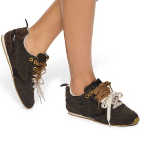Slim Crystal Embellished Trainers