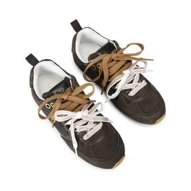 Slim Crystal Embellished Trainers