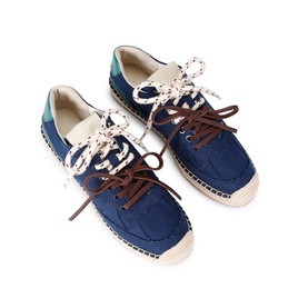 Espadrille Sole Lace-Up Trainers