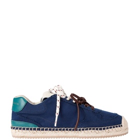 Espadrille Sole Lace-Up Trainers