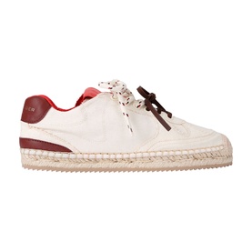 Espadrille Sole Lace-Up Trainers