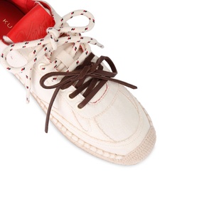 Espadrille Sole Lace-Up Trainers