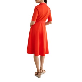 Loretta Belted Flared Dress
