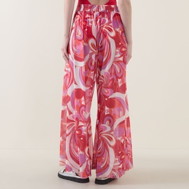 South Beach Side Split Printed Trousers