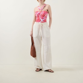 Selene Dolce Vita Print Ruched Swimsuit