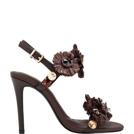 Roxie Raffia Heeled Sandals
