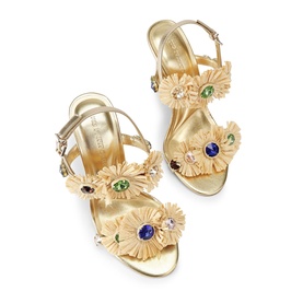 Roxie Raffia Heeled Sandals