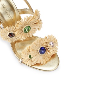 Roxie Raffia Heeled Sandals