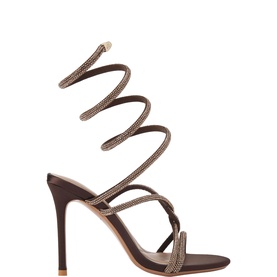 Sloane Spiral Ankle Strap Heels