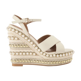 Songbird Crossed Strap Wedge Heels