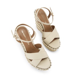 Songbird Crossed Strap Wedge Heels