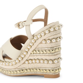 Songbird Crossed Strap Wedge Heels