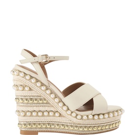 Songbird Crossed Strap Wedge Heels