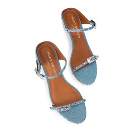 Strass Double Buckle Sandals