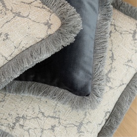 Elodie Cushion Slate Blue