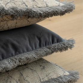 Elodie Cushion Slate Blue