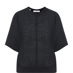 Jane Linen Knit T-Shirt