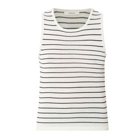 Moon Striped Knitted Vest