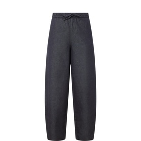Barrel-Leg Trousers