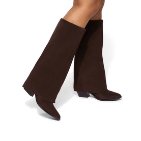 Telling Fold-Over Knee-High Boots