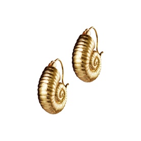 High Tide Shell Hoop Earrings