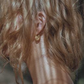 High Tide Shell Hoop Earrings