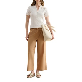 Daphne Broderie Ribbed Top