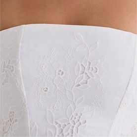 Jemima Strapless Broderie Mini Dress