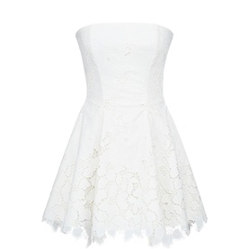 knee length dresses for ladies Aje Baret Strapless Mini Dress – The Designer Collection