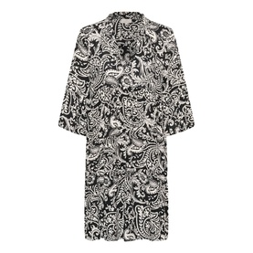 Ellen Amber Paisley Flared Dress