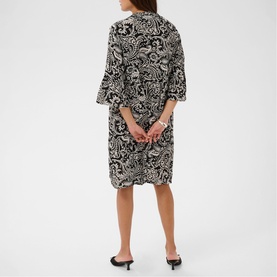 Ellen Amber Paisley Flared Dress