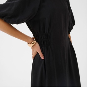 Neema Smocked Flared Dress