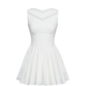square neck cotton dress Judith senior Size Pack:1S-2M-2L-1XL flare maxi dress with Casual Sleeping Beauty Dresses