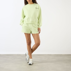 Studio Logo Cropped Sweat Shorts