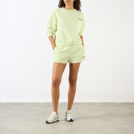 Studio Logo Cropped Sweat Shorts