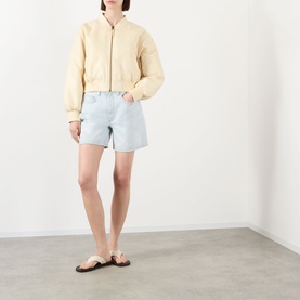 Leon Cropped Bomber Jacket