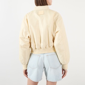 Leon Cropped Bomber Jacket