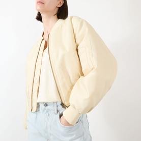 Leon Cropped Bomber Jacket