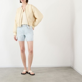 Leon Cropped Bomber Jacket